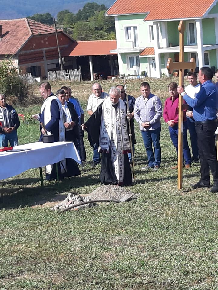 Почетак изградње цркве у Сладаји, 29.09.2019. године